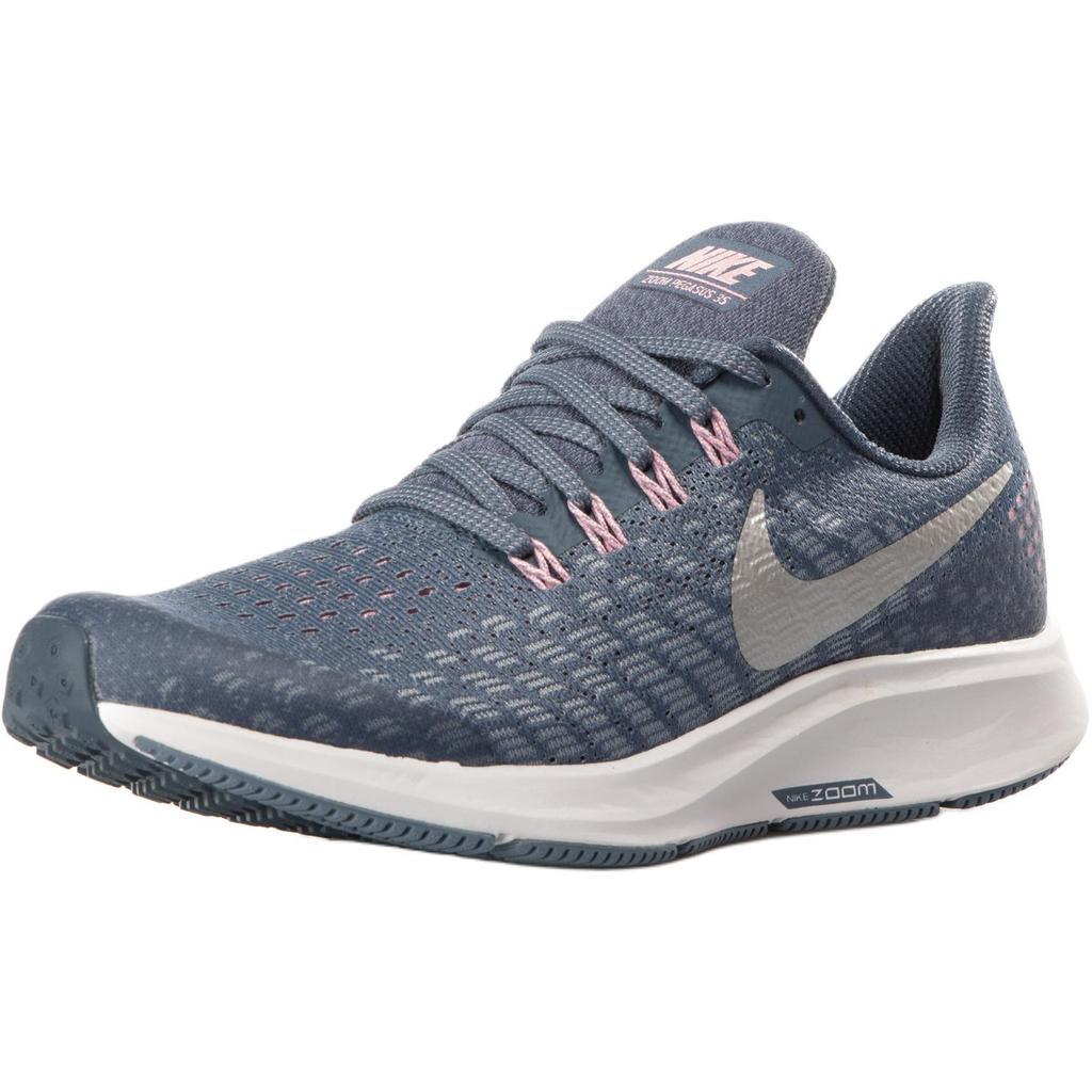 Nike Pantofi sport Air Zoom Pegasus 35 GS Albastru Difuz Copii Argintiu Metalizat AH3481-400