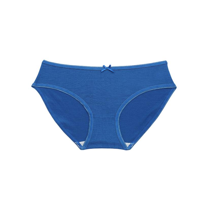 Summer Women's Low Waist Triangle Pants Large Size No Trace Pure Cotton Crotch Solid Color Comfortable High Elasticity Breathable Women's Underwear