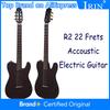 IRIN 22 Frets Silent Classical Guitar 6 String 39 Inch Oguman Body Smart Classic Electric Guitar with Bag Guitar Accessories