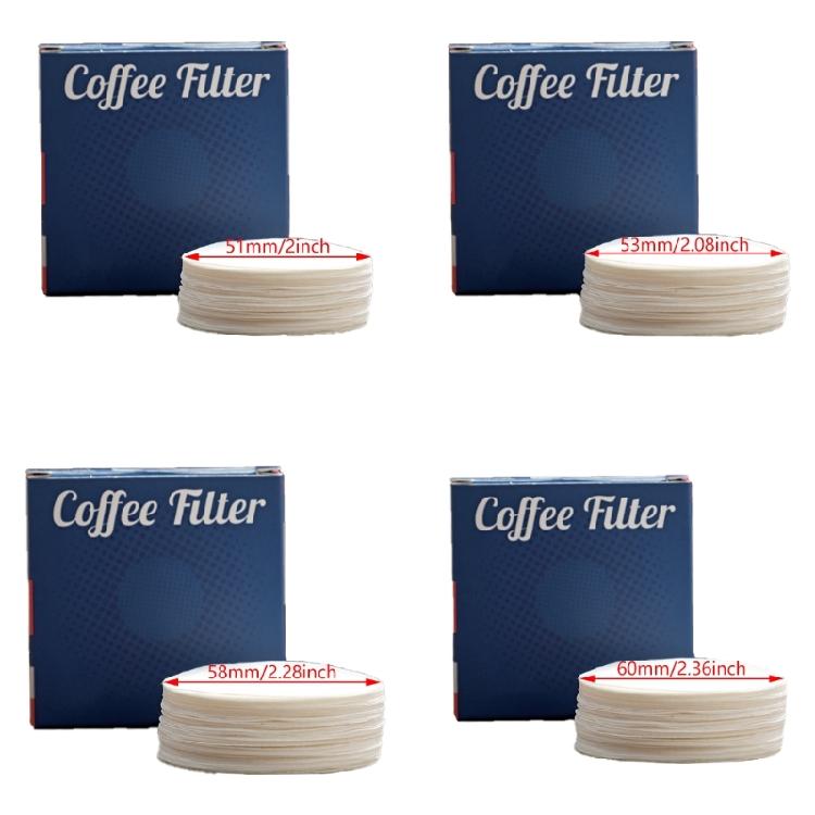 100pcs High Temperatures Resistant Filter Papers Espresso Machines Powder Bowl Filters for and Enthusiasts
