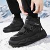 2026 Men's Fashion Outdoor Vacation Casual Shoes Warm Snow Boots Plush Warm Comfortable Anti Slip Thick Sole Cotton Shoes