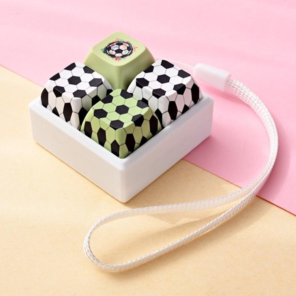 Anxiety Relief Football Keyboard Fidget Toy Clicky Button Fidget Clicker for Adults