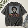 2026 Hot Sale Summer Fashion Trendy Tee Vozinha Holding Cabo Verde Flag Radial Circle Star Vintage Acid Wash Cotton T-shirt