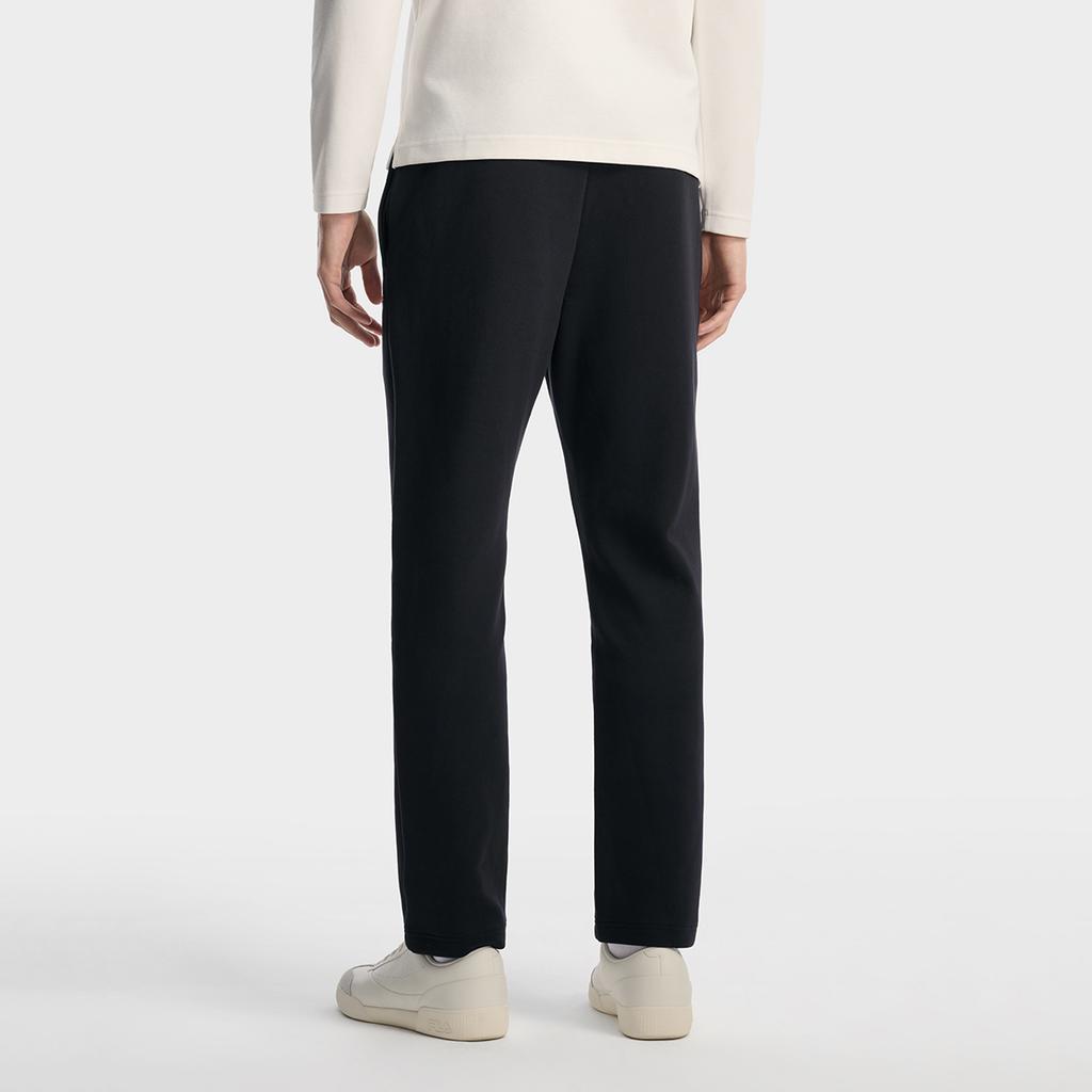 FILA Heritage Minimalist Stylish Classic Retro Sports Soft Comfortable Versatile Knitted Casual Pants Men bottoms Legendary-Blue F11M618608FNV