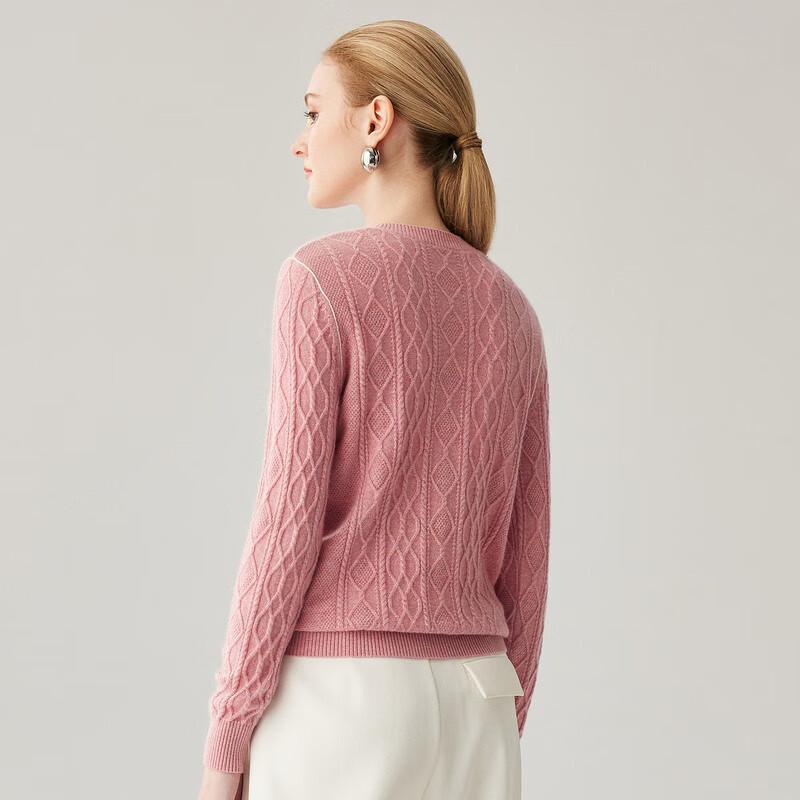 Zhaojun Women's Twisted Cashmere Knit Sweater