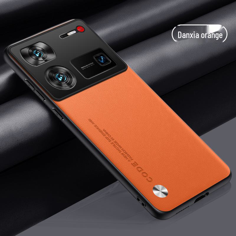 Redmi Note 13R Leather Protective Cover for Men, All-Inclusive Case with Kevlar for Redmi 13C and 12R.