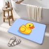 Yellow Duck Cartoon Pattern Floor Carpet Nordic Style Home Doormat Bathroom-Toilet Mats Bedroom Bedside Mats