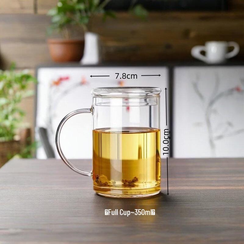 ZISIZ High Borosilicate Heat-Resistant Glass Cup