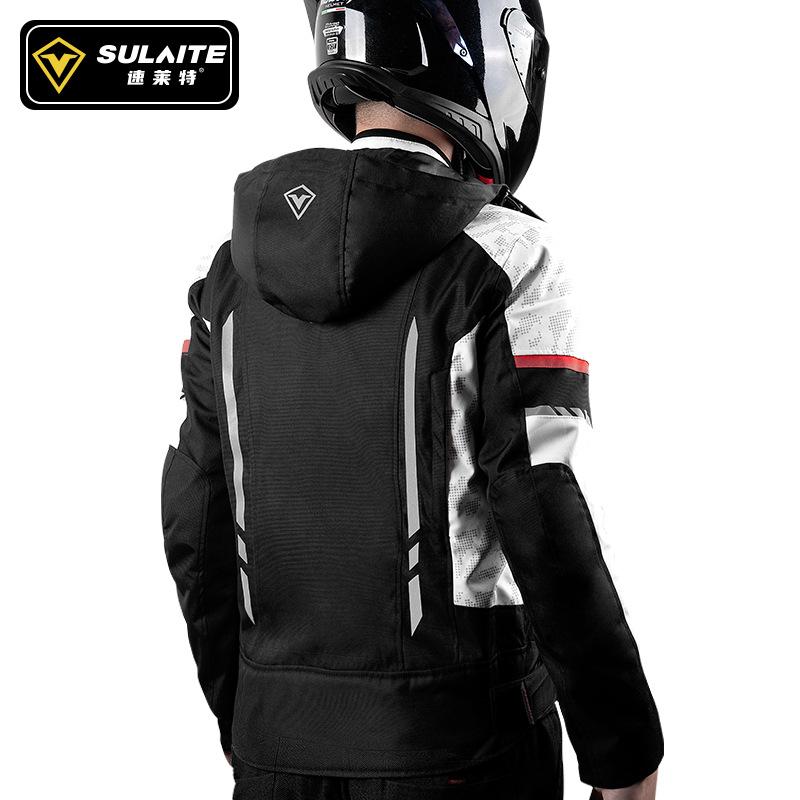 Summer Motorcycle Jacket Breathable Motorbike Jacket Anti-Fall Moto Equipment Wear-Resistant Motocross Clothing Men