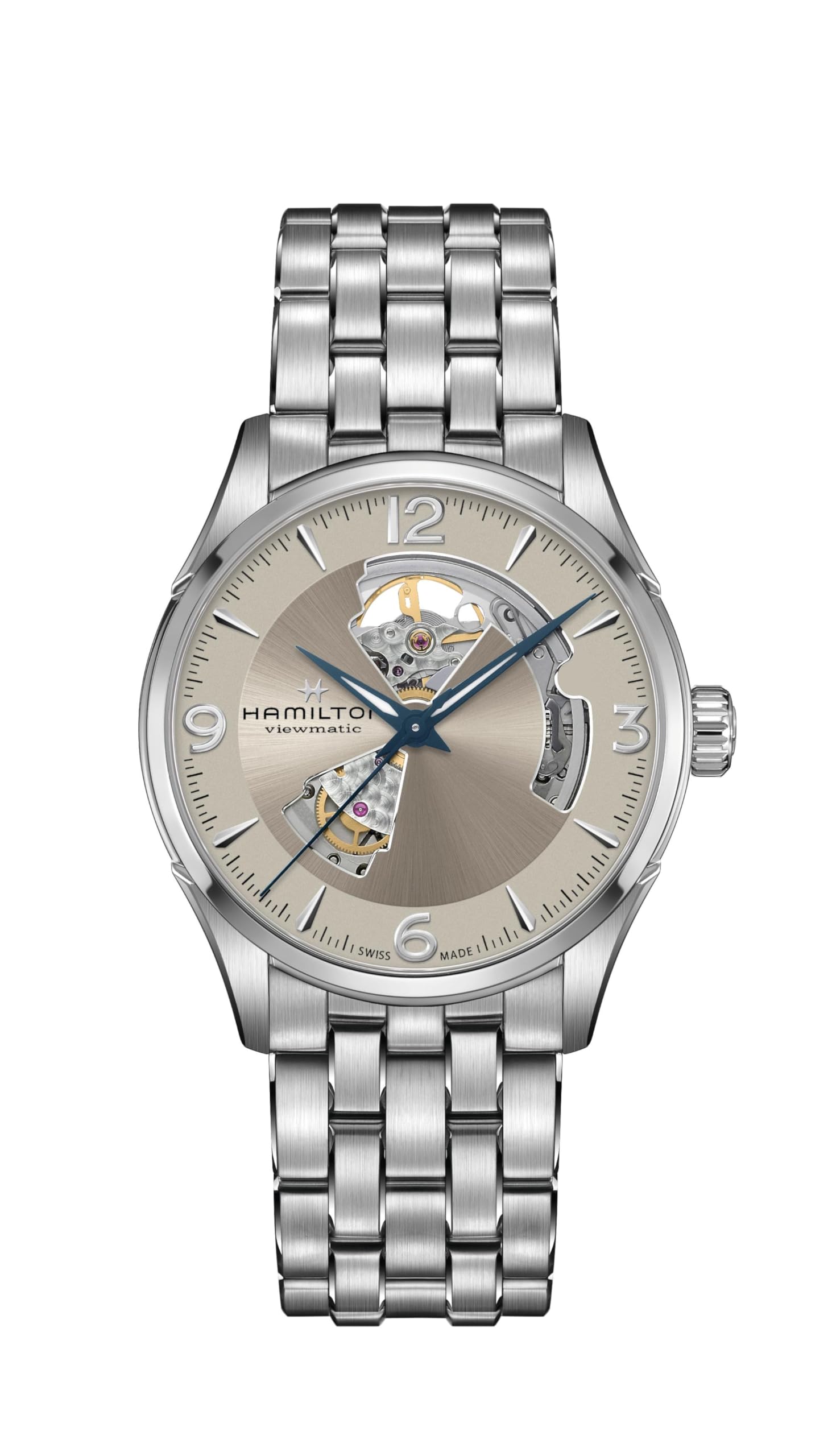 

HAMILTON Watch Genuine Warranty Jazzmaster Open Heart Mechanical Automatic Winding H32705121 Imported [Hamilton] Men s [Regular Product]