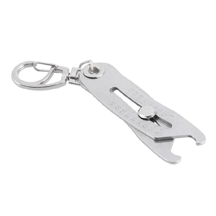 Portable Precise Thread Size Checker Keychain Precise Bolt Size Finders Keychain Thread Size Bolt Size Finders Keychain