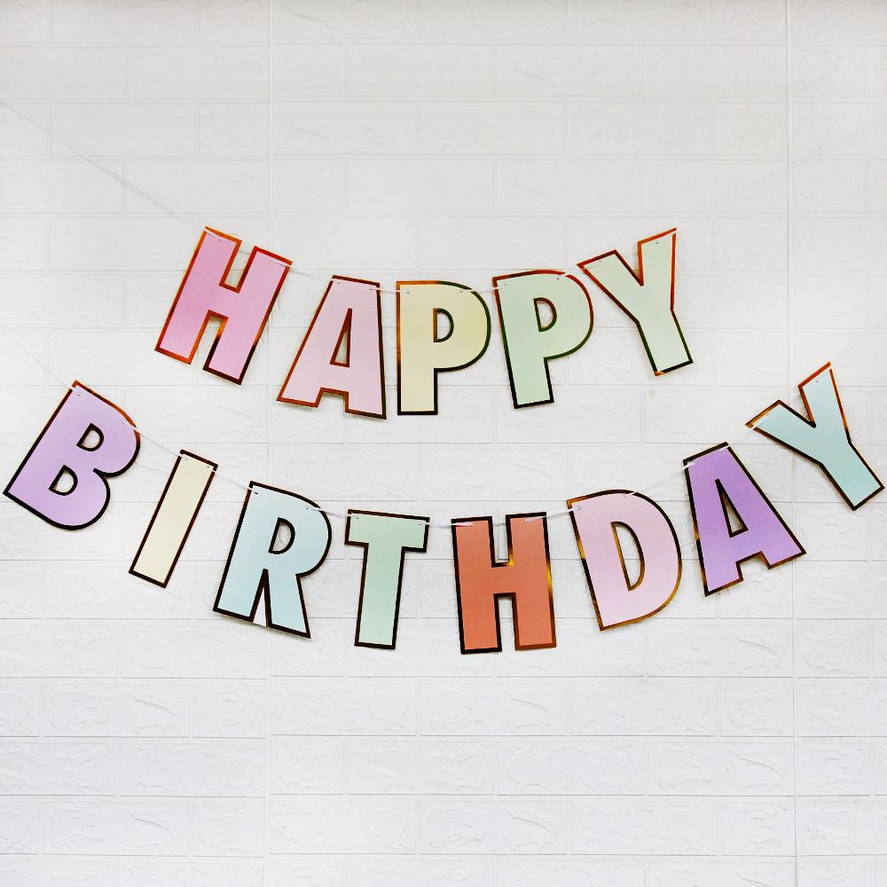 Macaron Color Balloon Set for Kids' Birthday Decorations