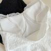 Thermoweste, Hosenträger, integrierte Unterwäsche, feiner Samt, bequeme und exquisite Spitzenweste, für Herbst und Winter mit Untersetzer
