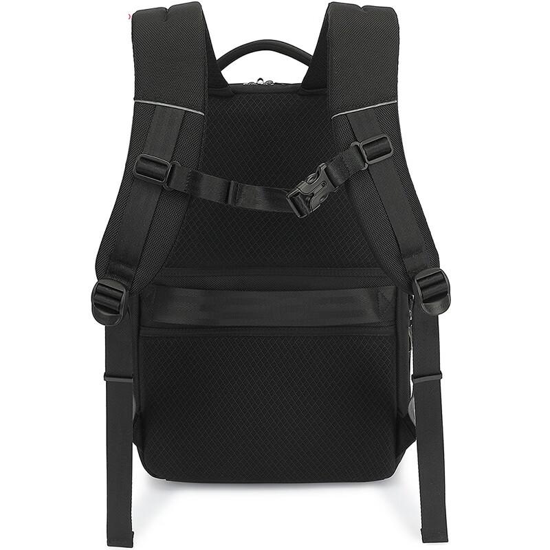 Men's Business Travel Laptop Backpack with Trolley Sleeve