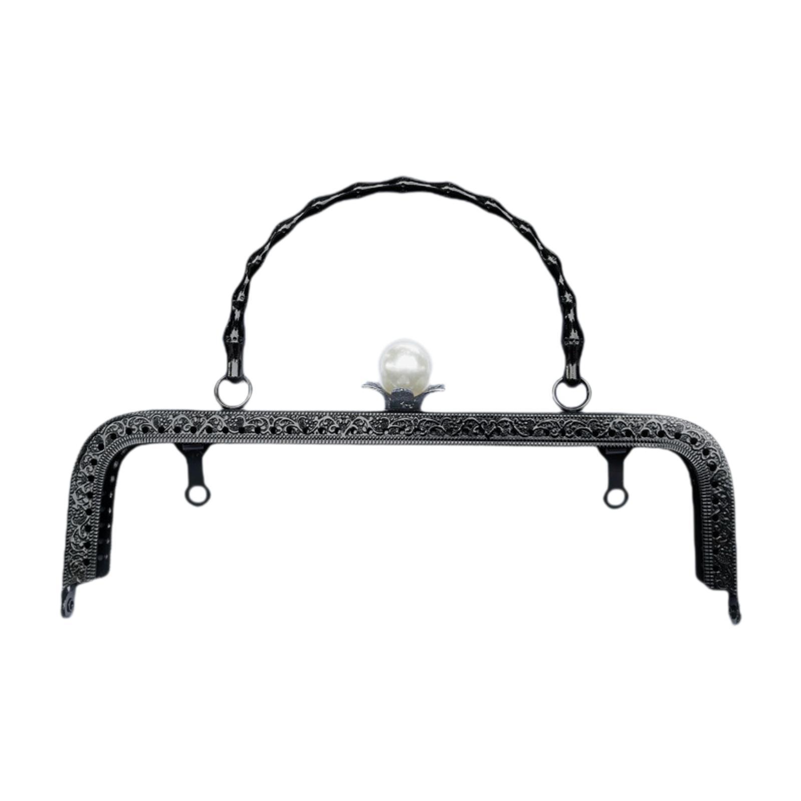 

Металлический кошелек-рамка Прочная сменная фурнитура Аксессуары для кошелька чёрный