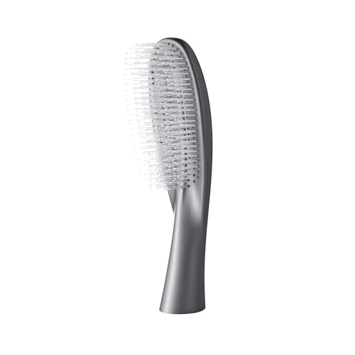 SALONIA Smooth Shine Multi-Care Brush, Gray (SAL25321GR) Hairbrush, Hair Dye Comb, Scalp Brush, Shampoo, Treatment Brush, Scalp Care [Amazon.co.jp Exc