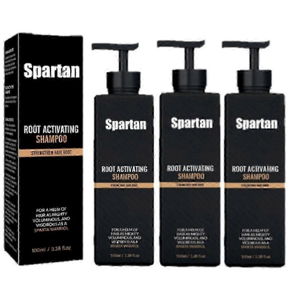 SPARTAN Root Activator Shampoo for Men - Anti-Hair Loss Shampoo, Stimulates Hair Growth, Strengthens Thin Hair (1 Pack Available)