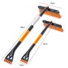 Car Snow Shovel, Multifunctional Portable Ice Shovel, Detachable Telescopic Handle Snow Shovel, Sturdy And Durable Structure, Rotatable Head