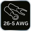 Crimping pliers for CRV end sleeves 230mm, self-adjusting 0.08-16 mm2, AWG 26-5
