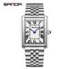 Couple Watch Fashion Square Roman Scale Men'S And Women'S Quartz Watch Waterproof Watch