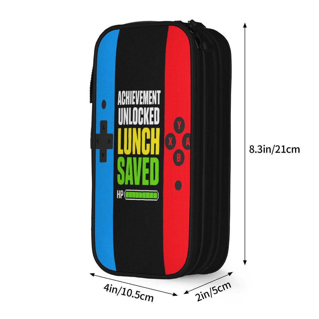 Classic Video Game Console Pencil Case Large Capacity Kids School Supplies Pen Case Birthday Gift