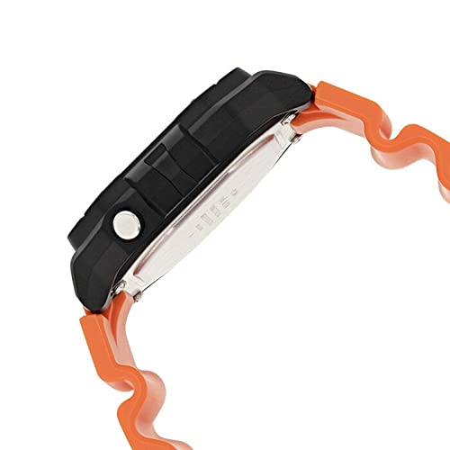 Casio Relógio de Pulso Digital Padrão W-218H-4B2V Relógio Laranja Masculino em Caixa Casio [Importação Paralela]