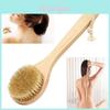 Durable Natural Bamboo Bath Brush Ideal For Exfoliating And Skin Softening