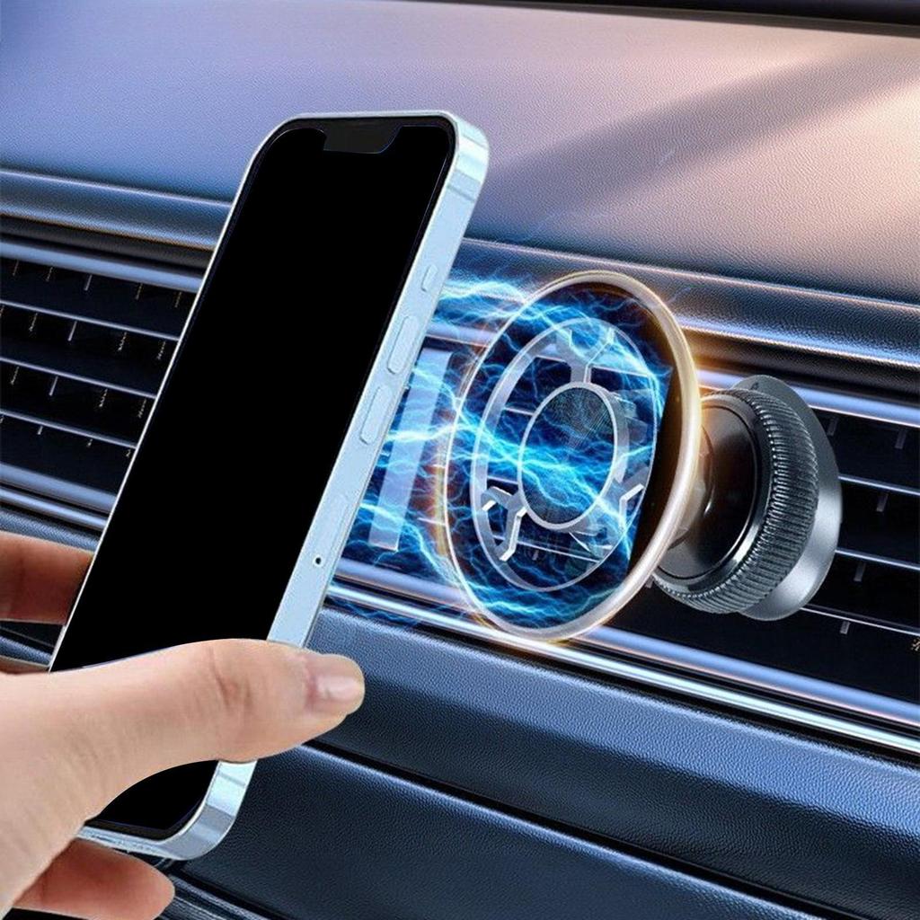 Magnetic Vacuum Car Phone Vent Mount, Multifunctional Auto Dash Holder, Traveling Sedan Desktop Gym Home Cradle