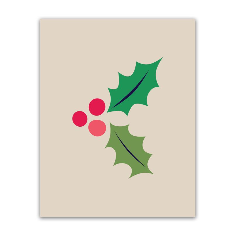 Christmas Gift Wall Art Decor New Year Holiday Poster Canvas Painting Nordic Retro Snowflake Bell Prints Pictures Kid Room Decor