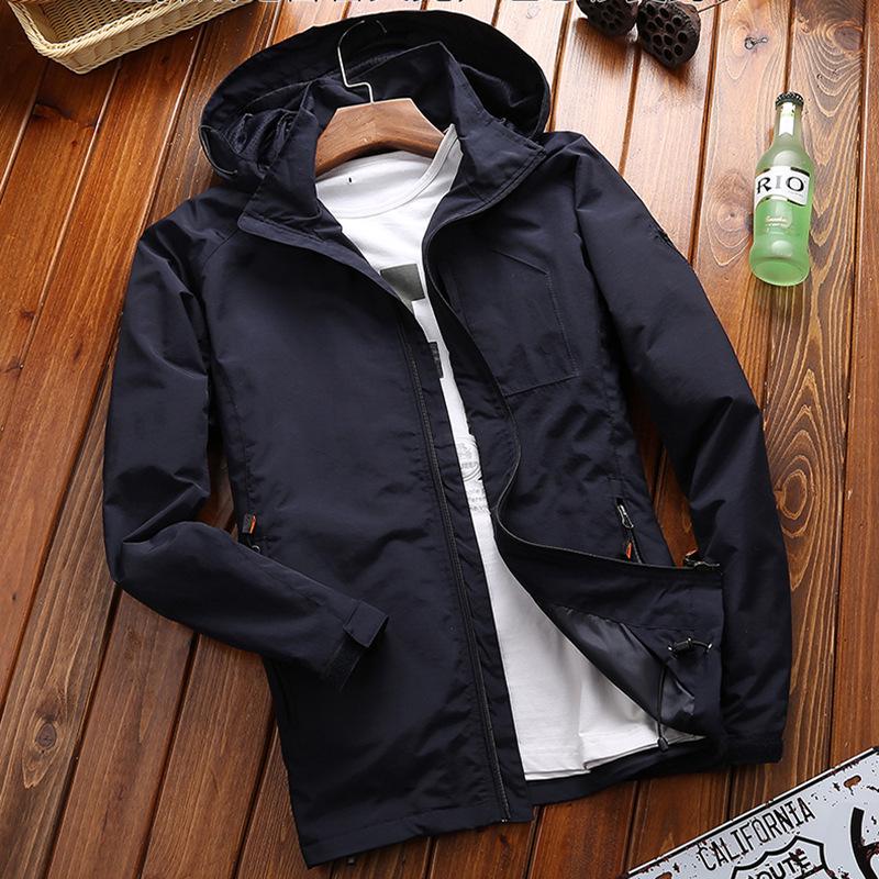 Jacket Men's Spring and Autumn Thin Casual Windbreaker Men's Jacket