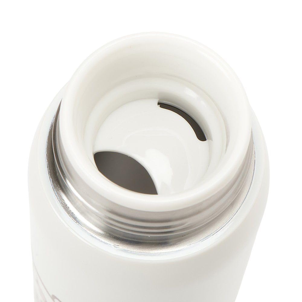 Stainless Steel Water with Keeps Drinks Hot or Easy To Perfect for and Cute and Stylish Design Featuring a Cat Character by Bottle, 500ml, Handle,