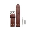 Leather Watch Strap 22mm Genuine Cowhide Replacement Band With Tools Brown