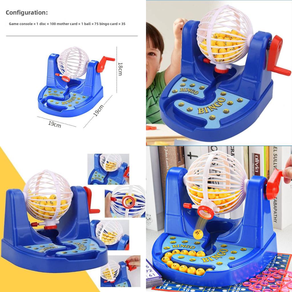Lotterimaskin Bingo Spill Med Plastikkuler For Familie Og Utdanningsmoro