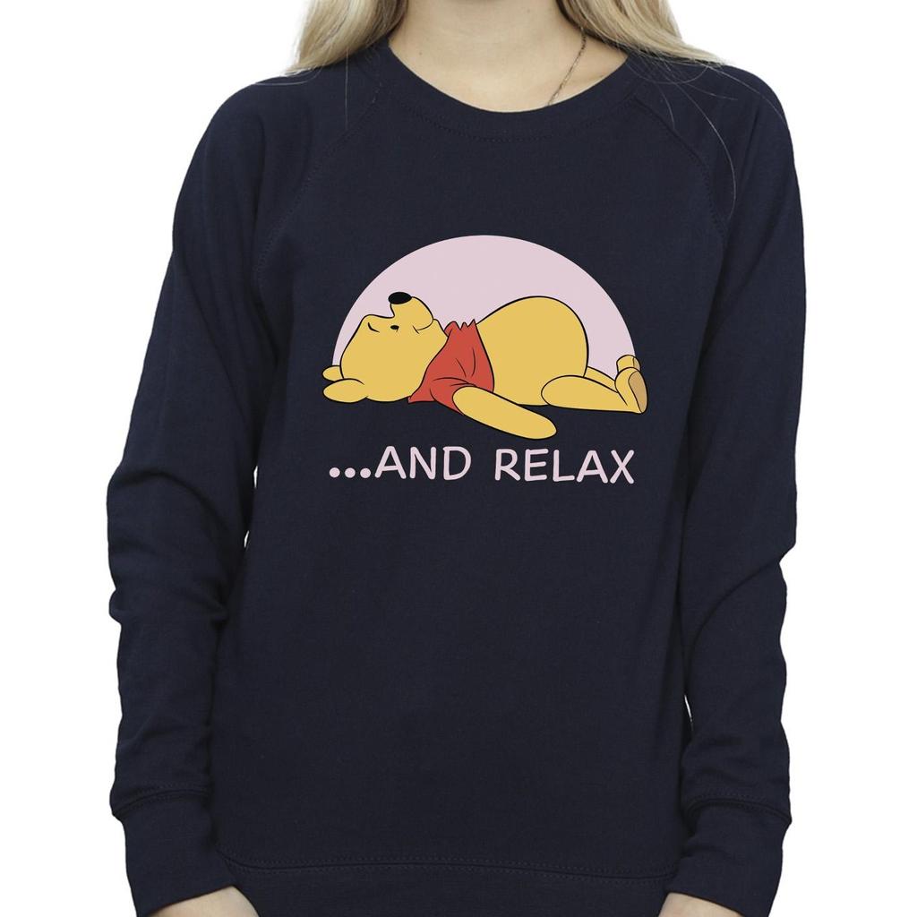 Disney Womens/Ladies Winnie The Pooh Relax Sweatshirt