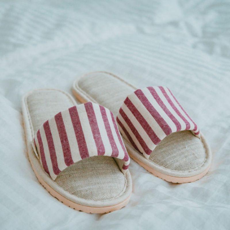 Sosomoso Line Living Room Slippers 2 Colors