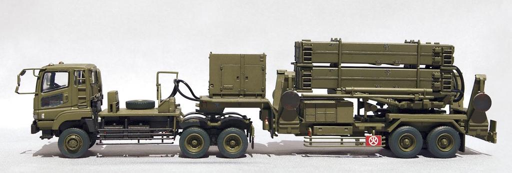 Aoshima Bunka Kyozai Military Model Series 8 Japan Air Force Patriot Launcher Plastic Model Kit Co., Ltd. (AOSHIMA) 1/72 No. Self-Defense PAC-3