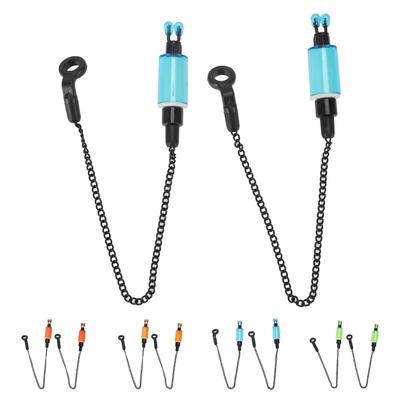 Fishing Alarm Hanger Vibrant Color ABS Stainless Steel Excellent Tensile Bite Indicator Carp Fishing Chain for Freshwater