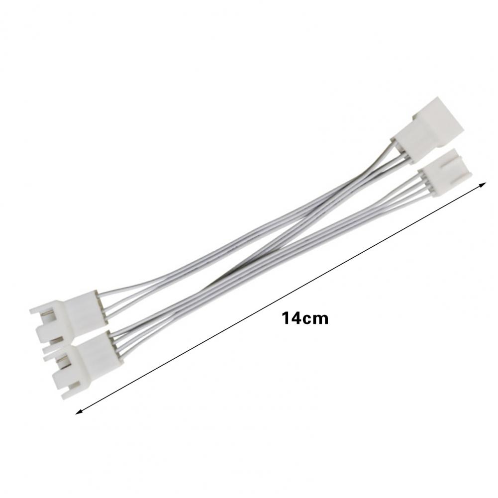 4Pin PWM Fan Splitter Cable Motherboard CPU Cooler Cooling Fan 1 To 3 Convertor Computer Fan Connector Extension Cord