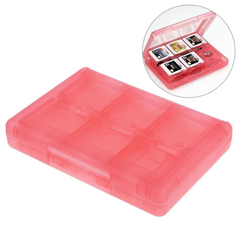 28-In-1 Game Card Case Compatible 3DS / 3DS / DSi / DSi XL / DSi LL / DS / DS Lite Cartridge Storage Box Holder