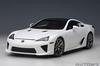 AUTOart 1/18 Scale Lexus LFA (Whitest White/Black Carbon Fiber) Finished Product