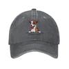 Klassieke Unisex Katoenen Kiekende Hond Jack Russell Terriër Baseballpet Volwassene Huisdier Dier Verstelbare Papa Hoed voor Mannen Vrouwen Hip Hop