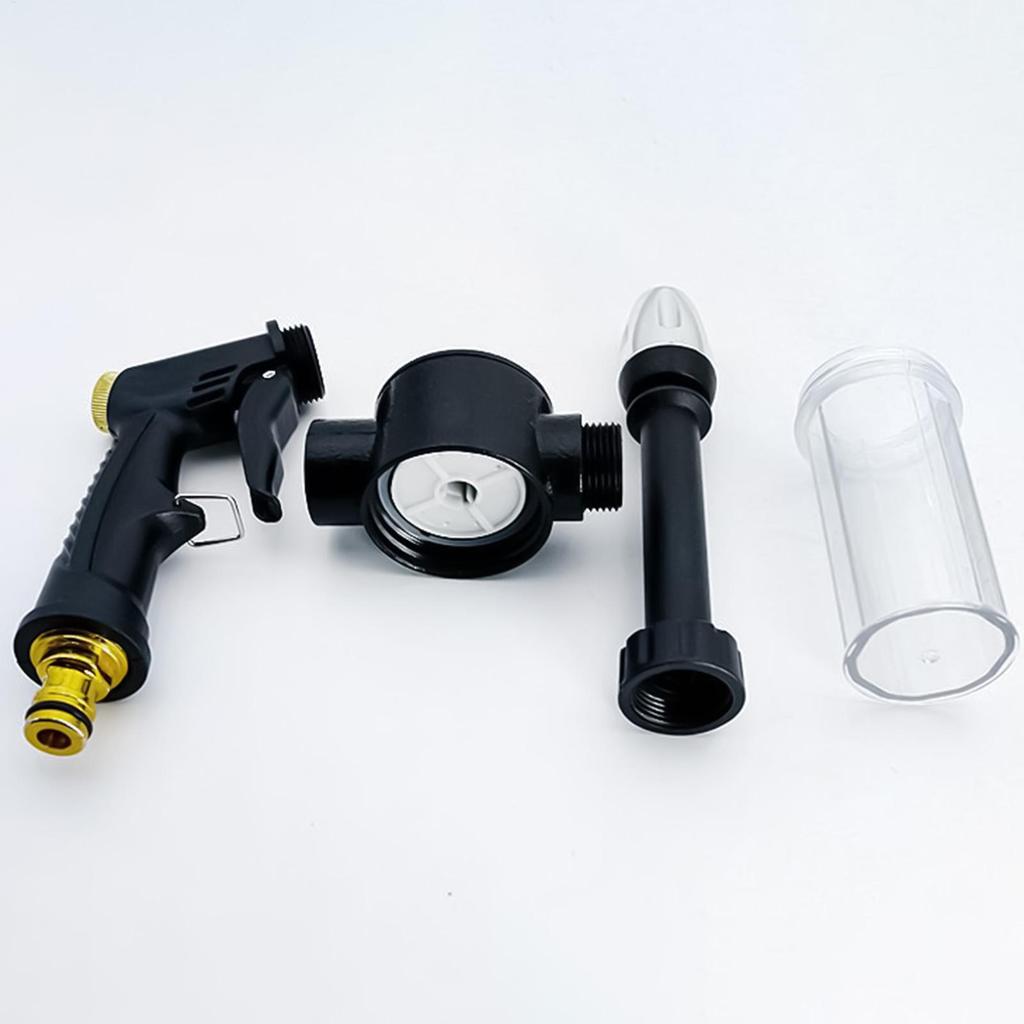 Car Wash Sprayer High Pressure Washer Pump with Dispenser Bottle Adjustable Nozzle Car Soap Sprayer for Automotive Truck Garden