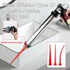 Red Structural Adhesive Nozzle 300mm/11.8in Soft Rubber Nozzle  for Sausage Caulking