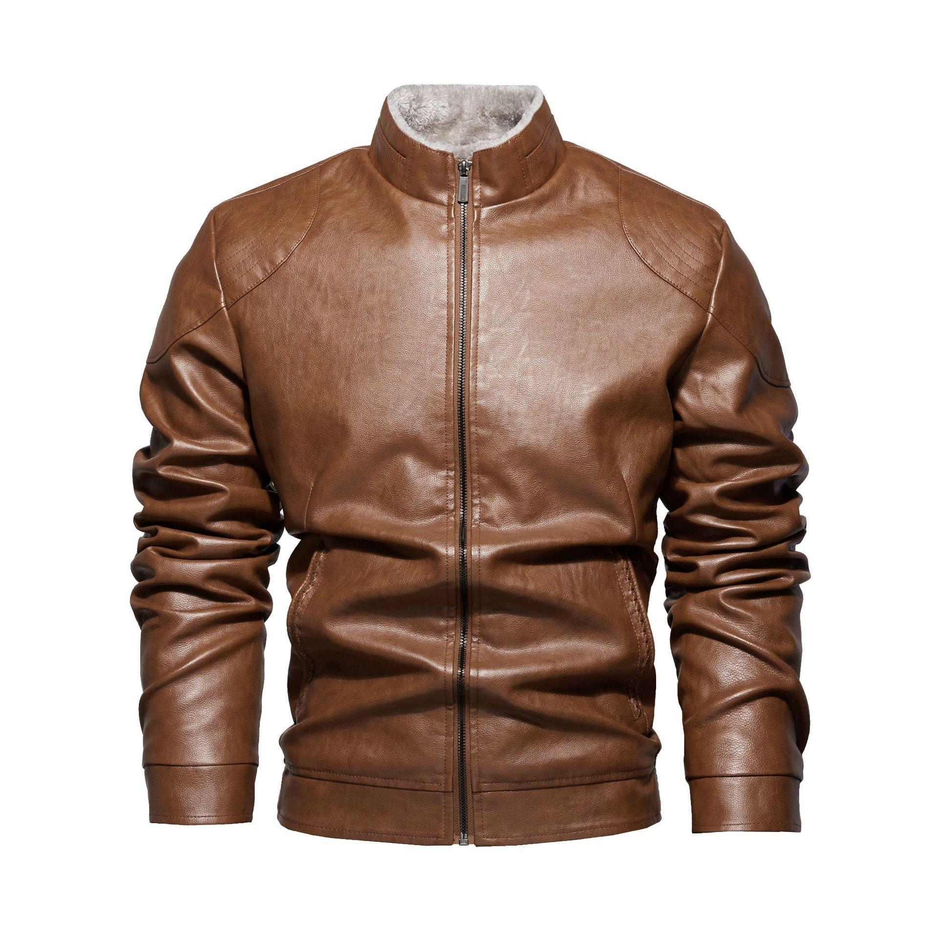 

Новая приталенная мужская модная кожаная куртка мотоциклетная мужская куртка 4XL