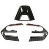 For Toyota RAV4 - Carbon Fiber Style Interior Steering Wheel Cover Trim