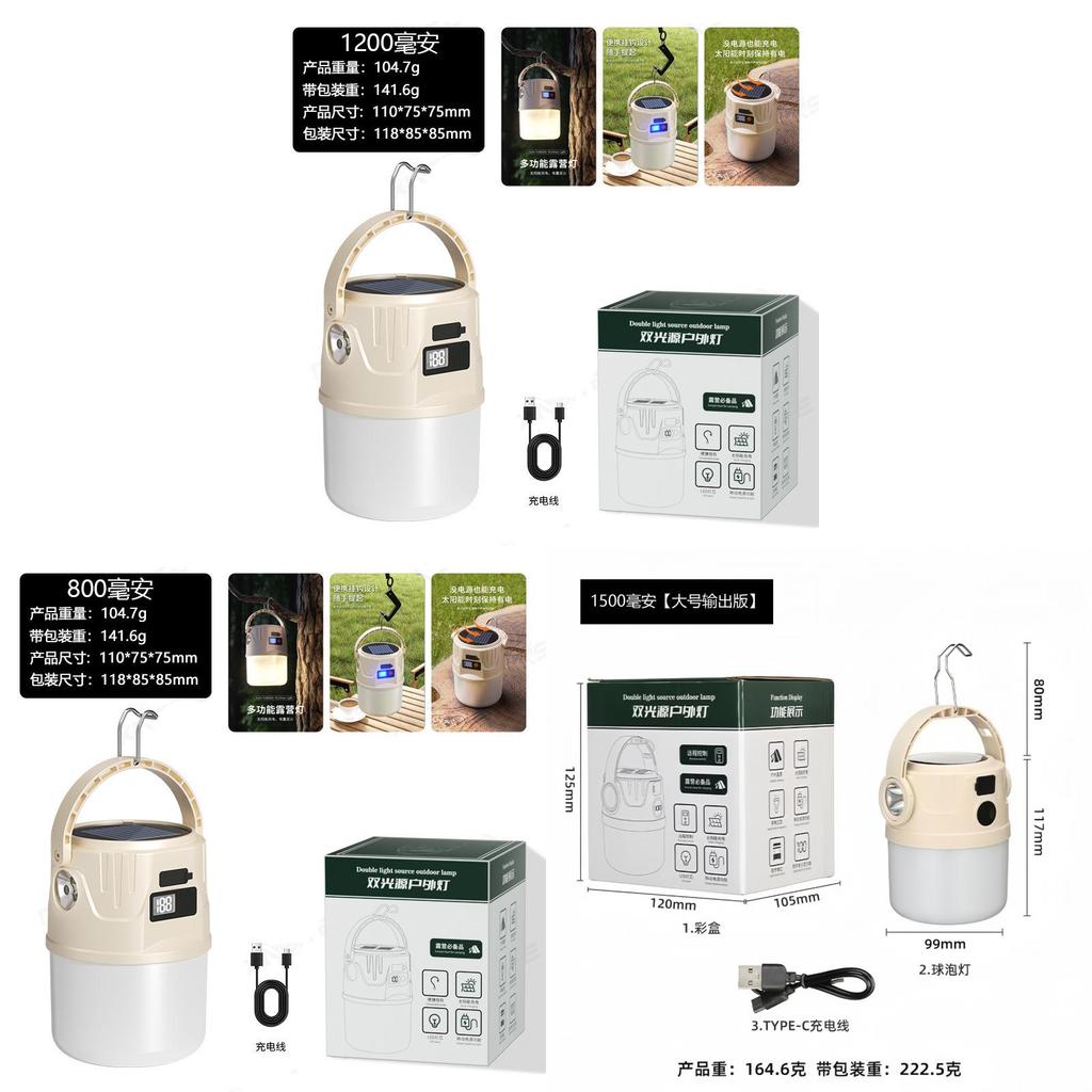 Led Camping Lantern With Usb Rechargeable Battery For Emergency Outdoor And Home Use