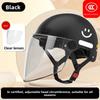 Electric Battery Car Helmet Women's Summer Sun Protection Breathable Hard Hat Motorcycle Riding Helmet Four Seasons Half Helmet