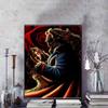 Disney 5D DIY Diamond Painting Belle and the Beast Embracing Romance Full Round Diamond Mosaic Cartoon Embroidery Art Painting for Home Decoration