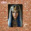 Vintage Egyptische Farao Metalen Blikbord 8x12 Inch Wandkunst Decoratie voor Huis Garage Pub