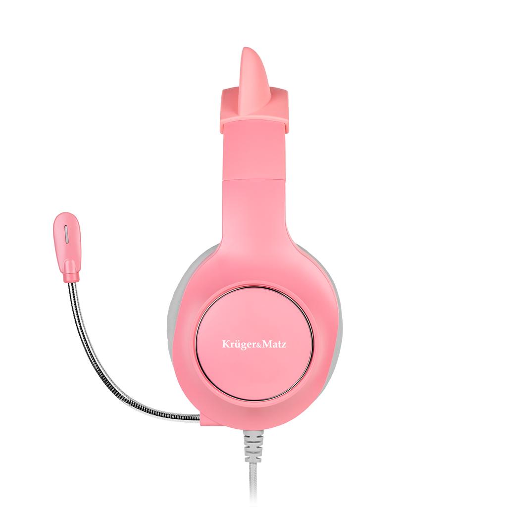 Gaming Headphones for Children, Cat Ears, Microphone